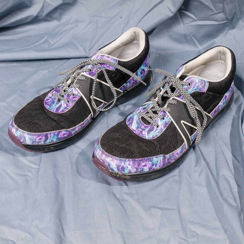 Alegria Comfort Shoes Women's‎ Black Purple Size 11 Slip-On Mesh
